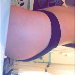 Black bikini bottoms